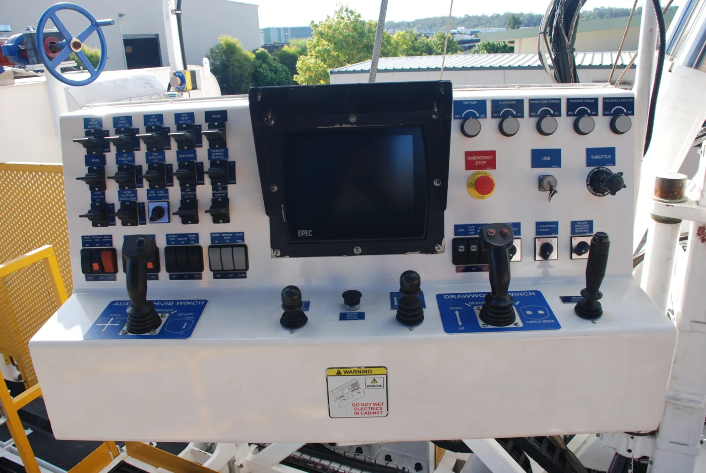 Control console programmed in-house on the Xenon platform